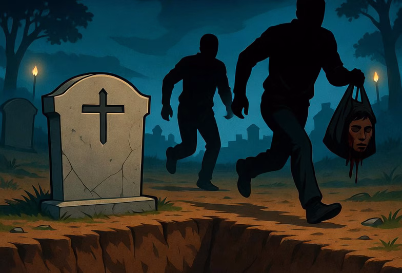 கல்லறை தோண்டப்பட்டு சடலத்தின் தலையை வெட்டி எடுத்து சென்ற மர்ம நபர்கள் - வவுனியாவில் பெரும் அதிர்ச்சி